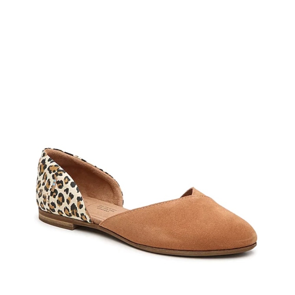 TOMS Julie Flat Size 8